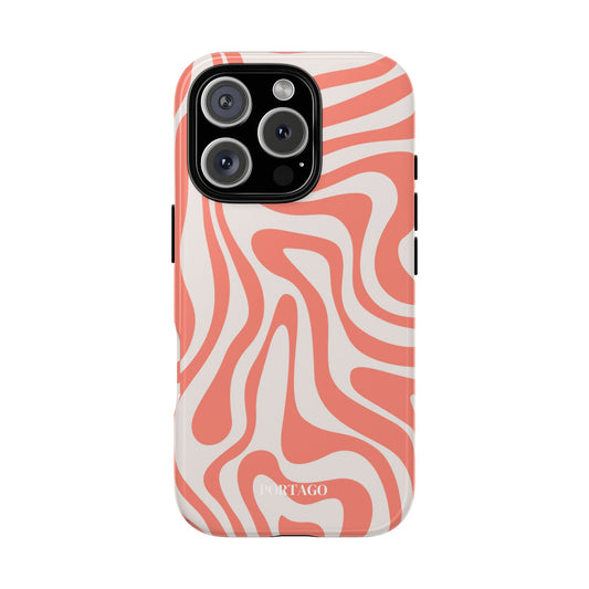 Abstract Wave - Blush Pink