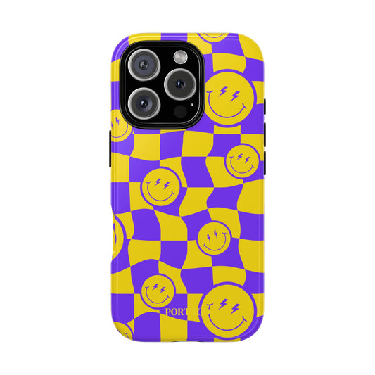 Purple Yellow Simley