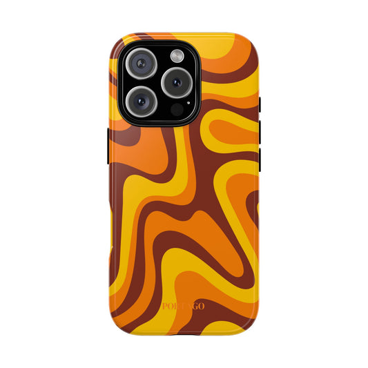 Abstract Wave - Orange/Yellow