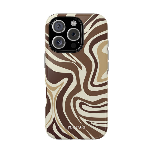 Abstract Wave - Brown