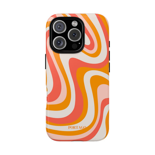 Abstract Wave - Pink/Orange